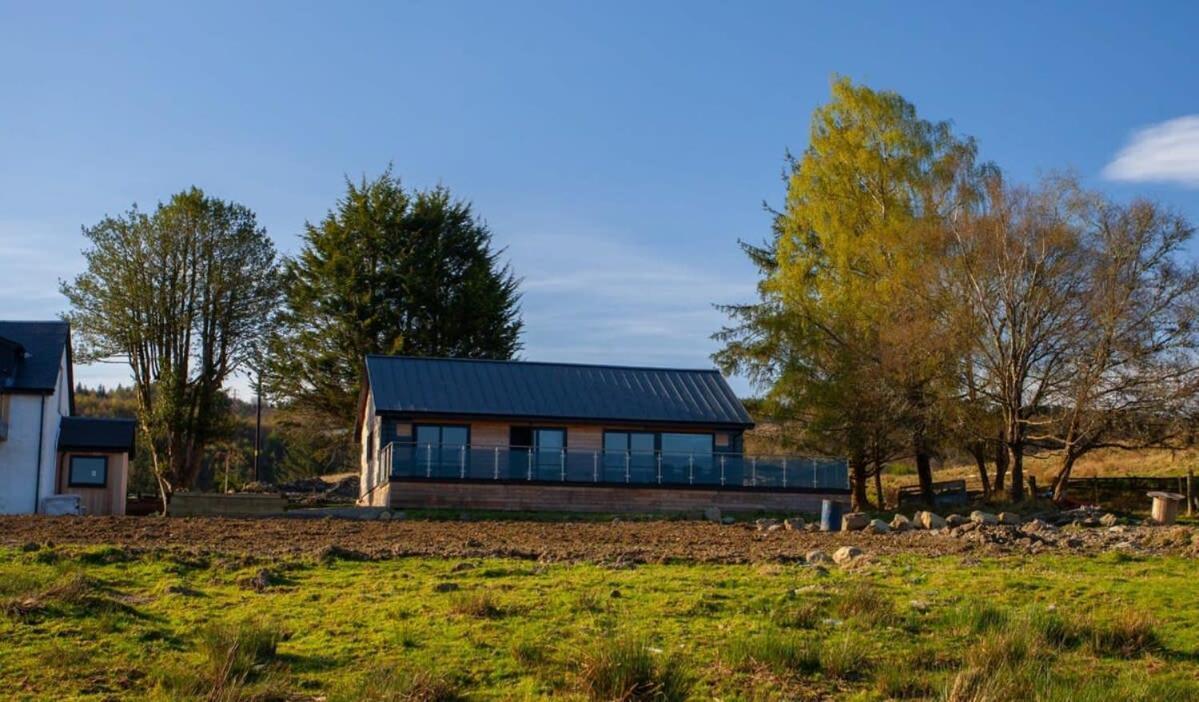 New Build Lodge With Stunning Views Of Loch Awe Hayfield  Exterior photo