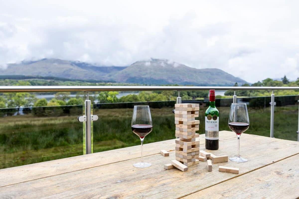 New Build Lodge With Stunning Views Of Loch Awe Hayfield  Exterior photo