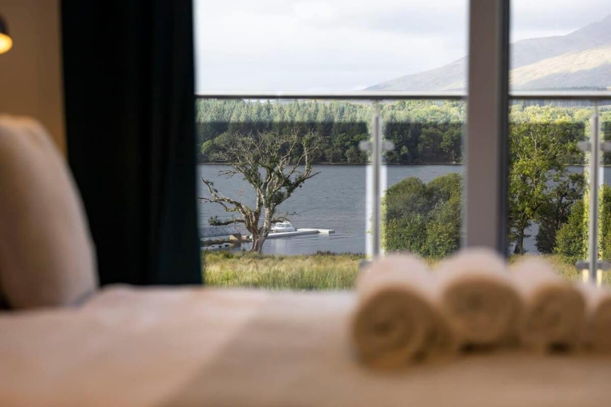New Build Lodge With Stunning Views Of Loch Awe Hayfield  Exterior photo