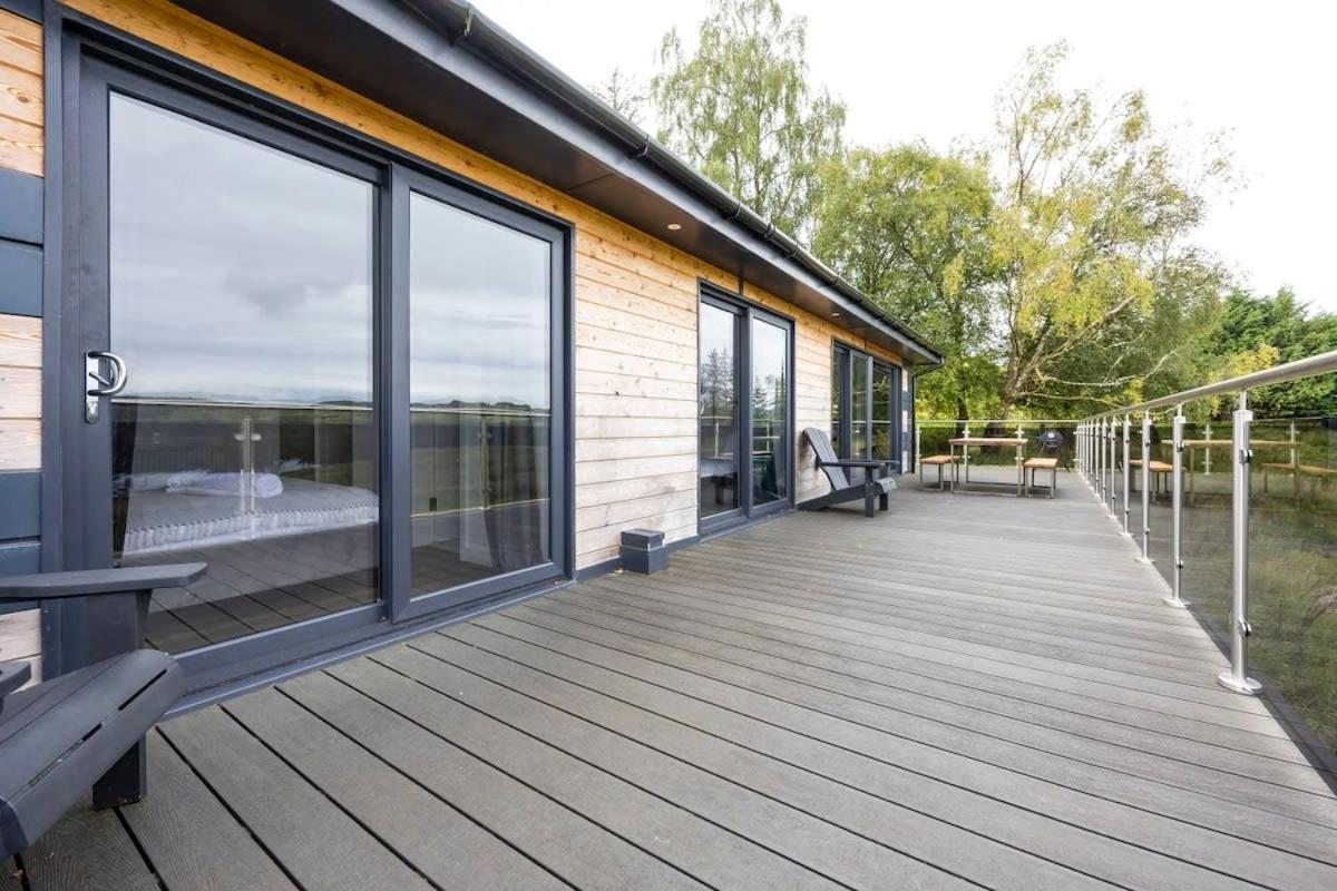 New Build Lodge With Stunning Views Of Loch Awe Hayfield  Exterior photo