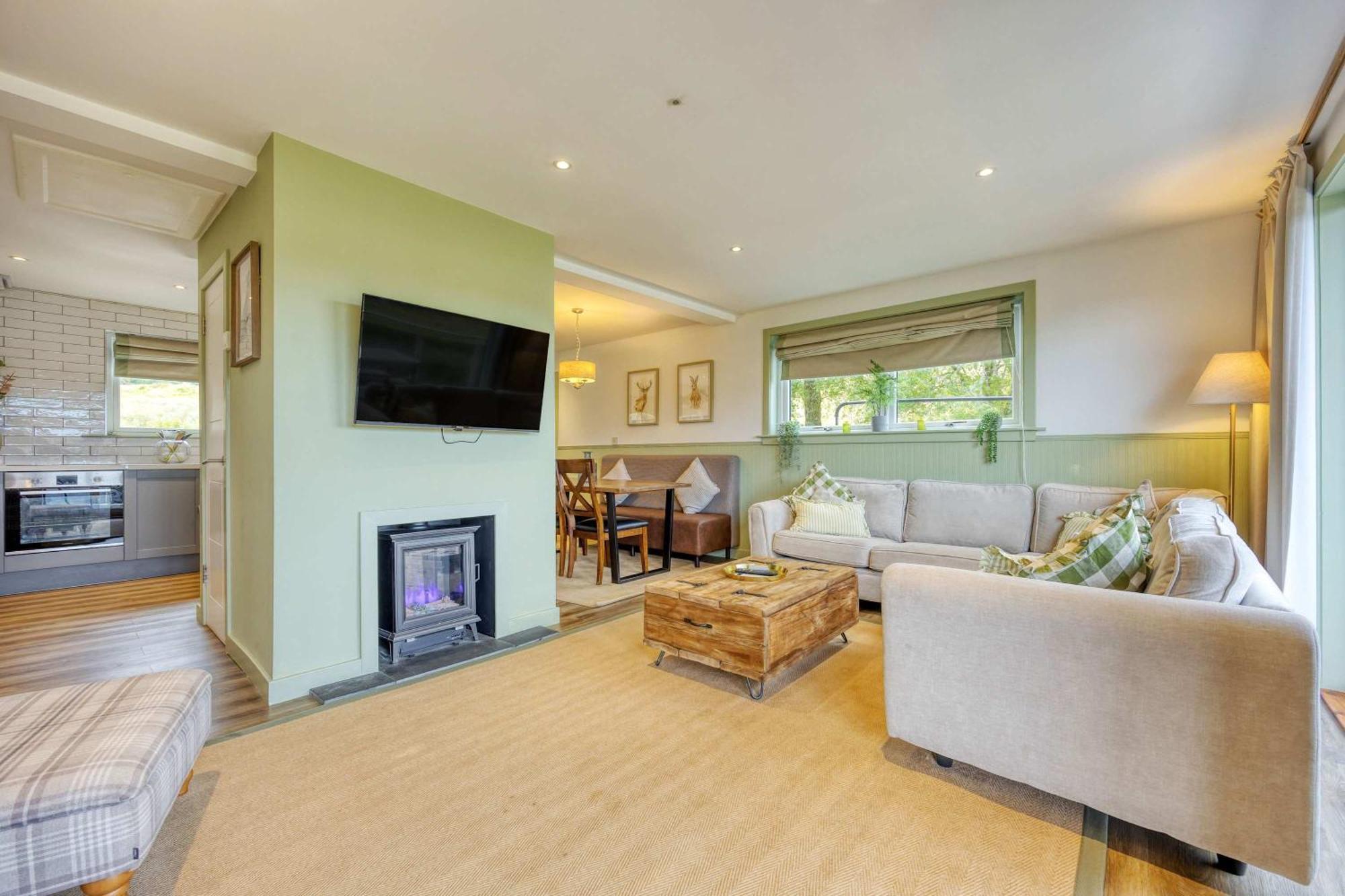 New Build Lodge With Stunning Views Of Loch Awe Hayfield  Exterior photo