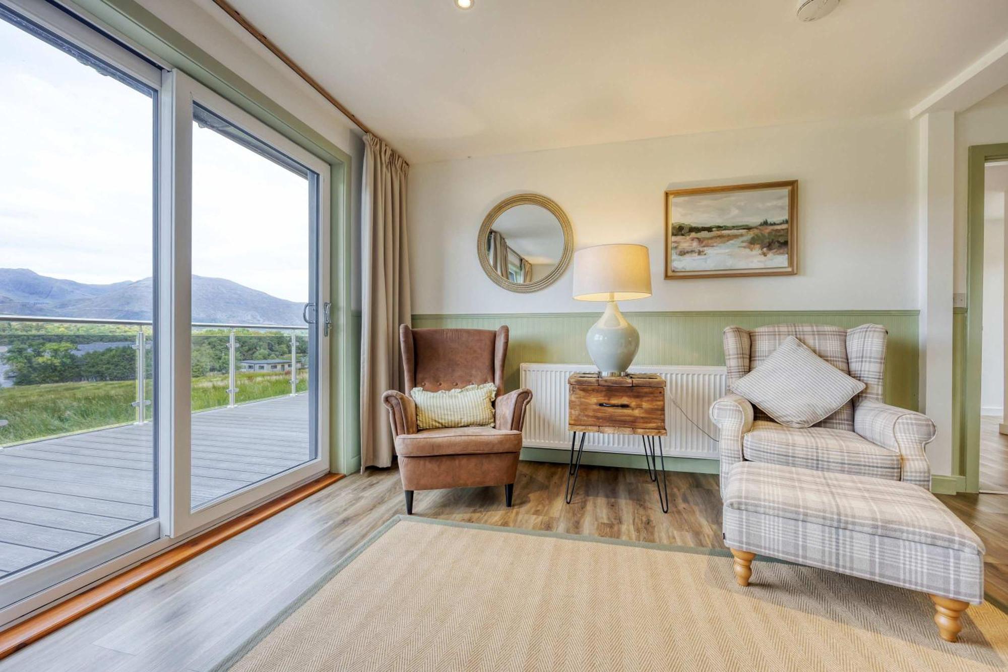 New Build Lodge With Stunning Views Of Loch Awe Hayfield  Exterior photo