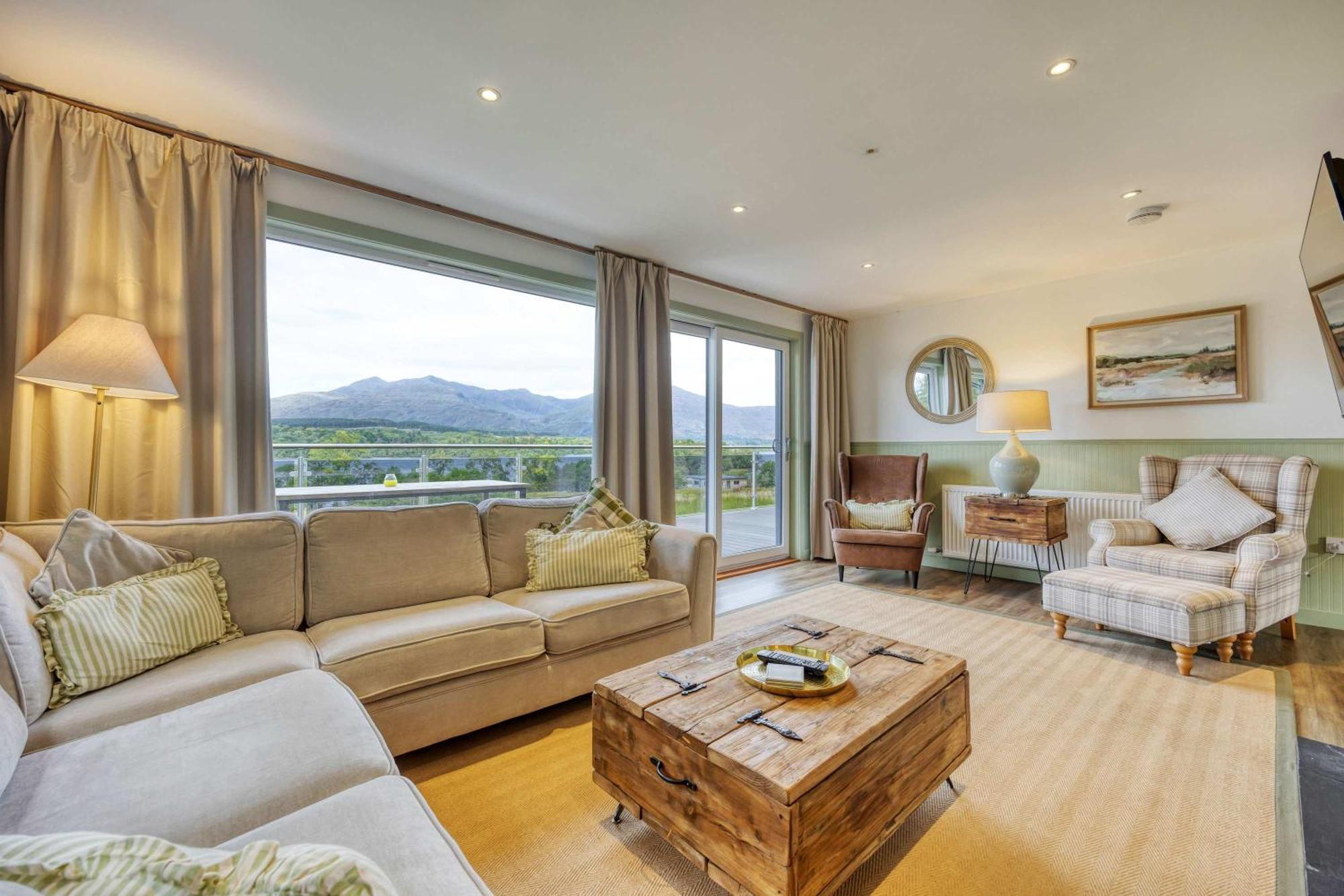 New Build Lodge With Stunning Views Of Loch Awe Hayfield  Exterior photo